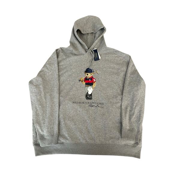 Ralph Lauren Other - Polo Ralph Lauren Polo Bear Polo Player Hooded Sweater Size 4XB/4TG